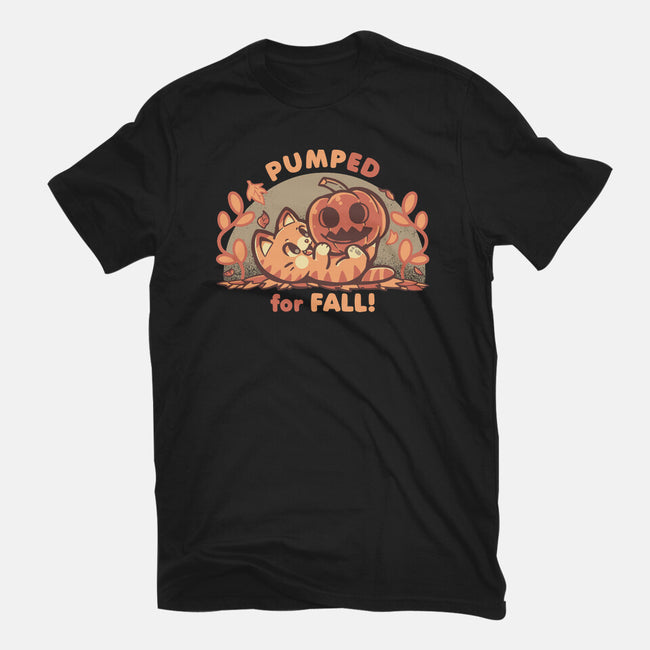 Pumped For Fall-Womens-Fitted-Tee-TechraNova