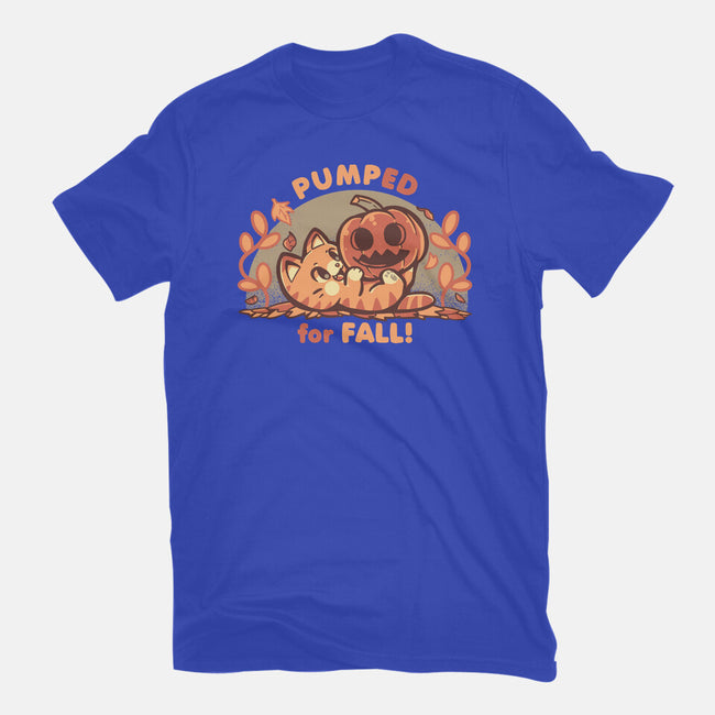 Pumped For Fall-Womens-Fitted-Tee-TechraNova