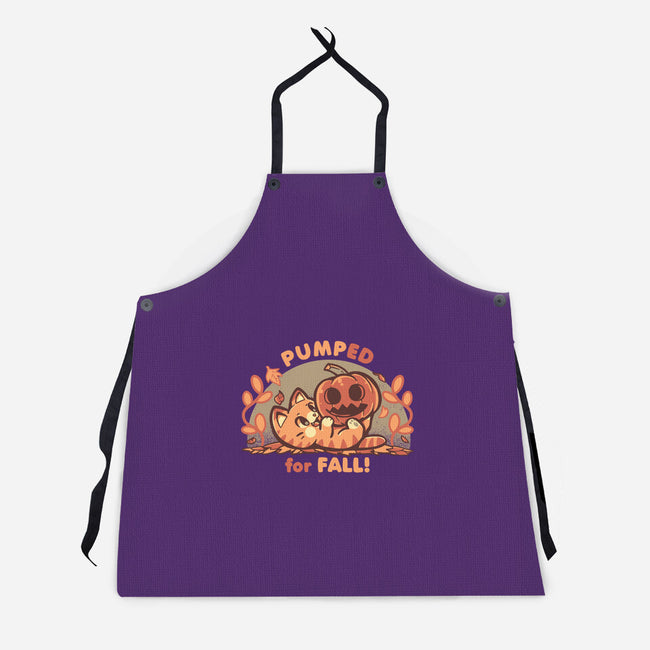 Pumped For Fall-Unisex-Kitchen-Apron-TechraNova