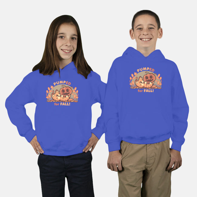 Pumped For Fall-Youth-Pullover-Sweatshirt-TechraNova