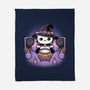 Spooky Witch Cat-None-Fleece-Blanket-Astrobot Invention