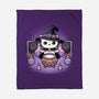 Spooky Witch Cat-None-Fleece-Blanket-Astrobot Invention