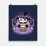 Spooky Witch Cat-None-Matte-Poster-Astrobot Invention