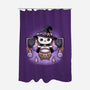 Spooky Witch Cat-None-Polyester-Shower Curtain-Astrobot Invention