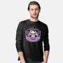 Spooky Witch Cat-Mens-Long Sleeved-Tee-Astrobot Invention