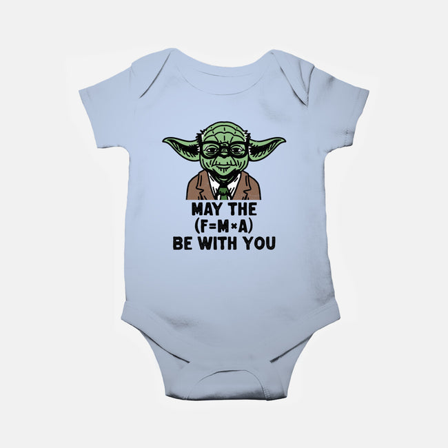 Jedi Math-Baby-Basic-Onesie-zachterrelldraws