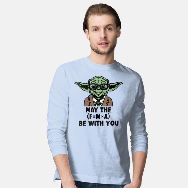 Jedi Math-Mens-Long Sleeved-Tee-zachterrelldraws