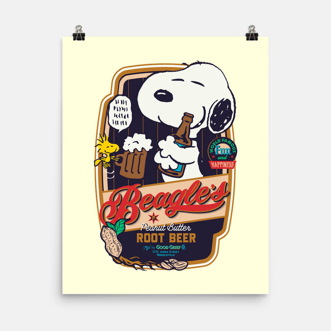 Beagle's Root Beer-None-Matte-Poster-Arinesart