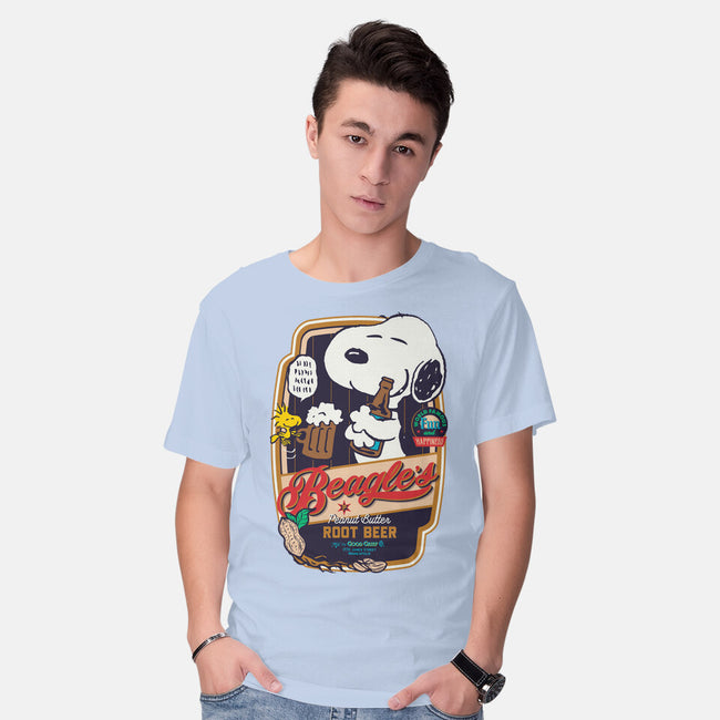 Beagle's Root Beer-Mens-Basic-Tee-Arinesart