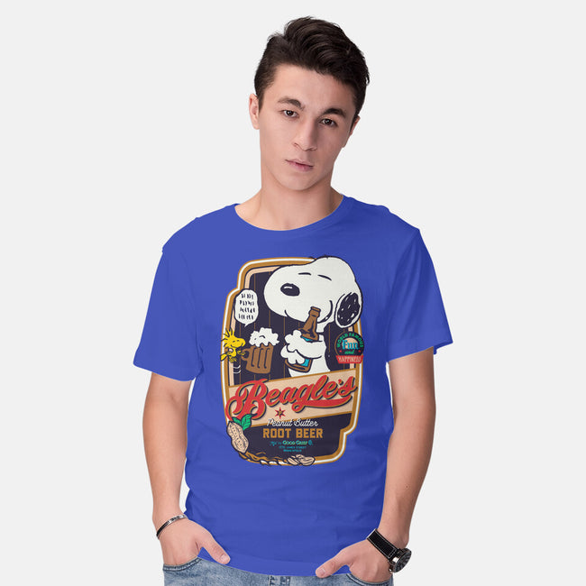 Beagle's Root Beer-Mens-Basic-Tee-Arinesart