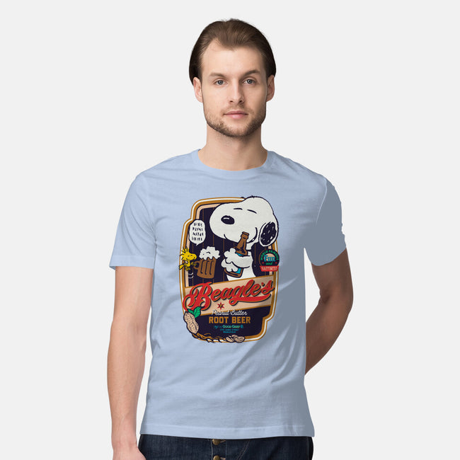 Beagle's Root Beer-Mens-Premium-Tee-Arinesart