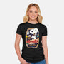 Beagle's Root Beer-Womens-Fitted-Tee-Arinesart