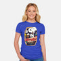 Beagle's Root Beer-Womens-Fitted-Tee-Arinesart