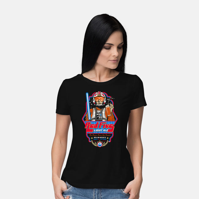 Red Five Ale-Womens-Basic-Tee-Arinesart