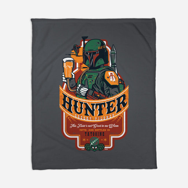 Hunter Pilsner-None-Fleece-Blanket-Arinesart