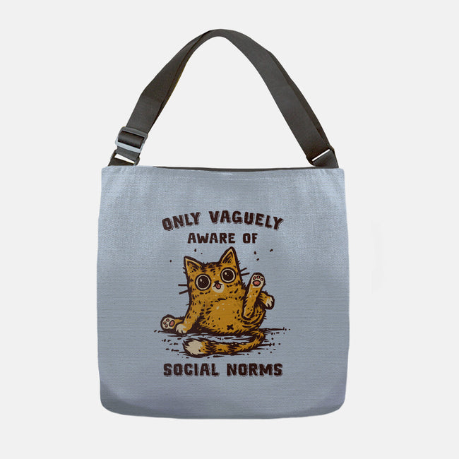 Vague Awareness-None-Adjustable Tote-Bag-kg07