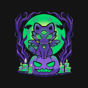 Spooky Moonlit Cat