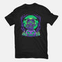 Spooky Moonlit Cat-Mens-Heavyweight-Tee-TechraNova