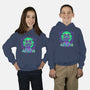 Spooky Moonlit Cat-Youth-Pullover-Sweatshirt-TechraNova