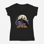 Jack Is Back-Womens-V-Neck-Tee-zascanauta