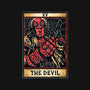 Devil Tarot-Womens-V-Neck-Tee-glitchygorilla