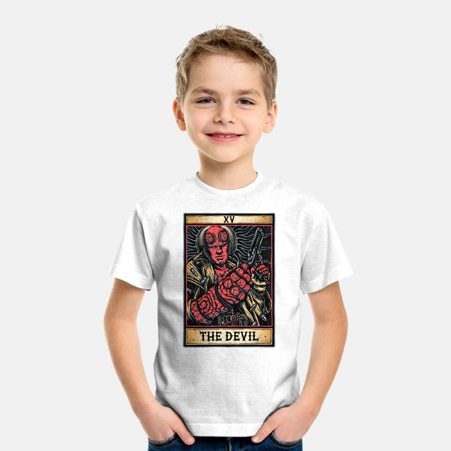 Devil Tarot-Youth-Basic-Tee-glitchygorilla