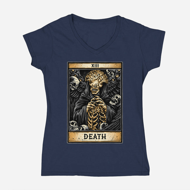 Death Angel-Womens-V-Neck-Tee-glitchygorilla