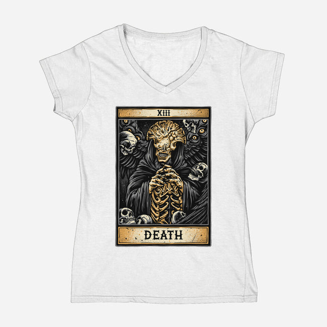 Death Angel-Womens-V-Neck-Tee-glitchygorilla