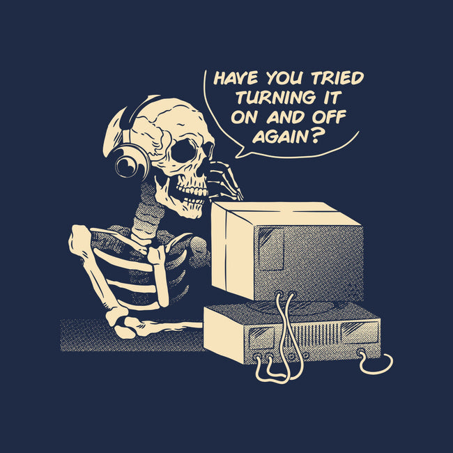 Skeleton IT Support-None-Glossy-Sticker-tobefonseca