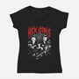 Hex Girls-Womens-V-Neck-Tee-Arigatees