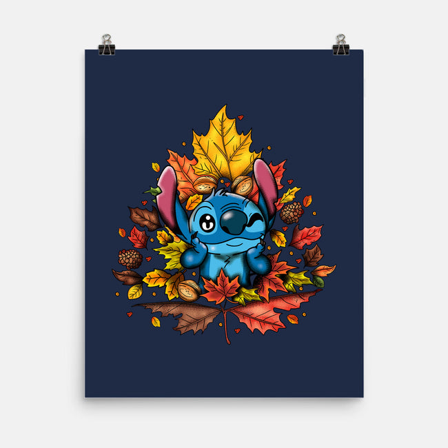 Ohana Autumn Leaf-None-Matte-Poster-JamesQJO