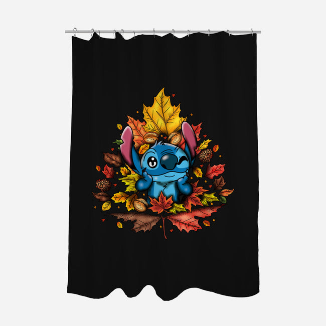 Ohana Autumn Leaf-None-Polyester-Shower Curtain-JamesQJO