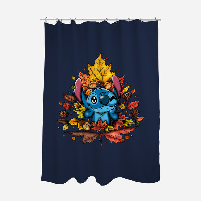 Ohana Autumn Leaf-None-Polyester-Shower Curtain-JamesQJO