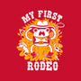 My First Rodeo-Womens-Fitted-Tee-8BitHobo