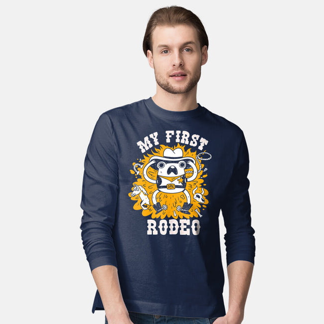 My First Rodeo-Mens-Long Sleeved-Tee-8BitHobo