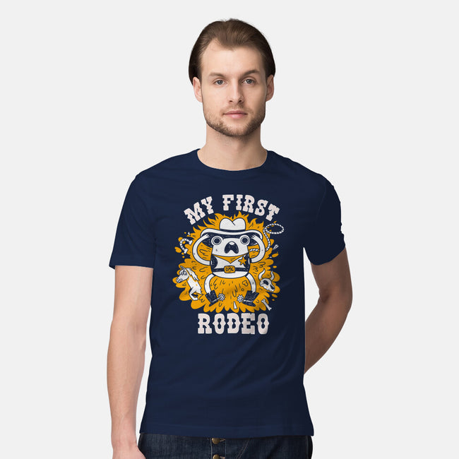 My First Rodeo-Mens-Premium-Tee-8BitHobo