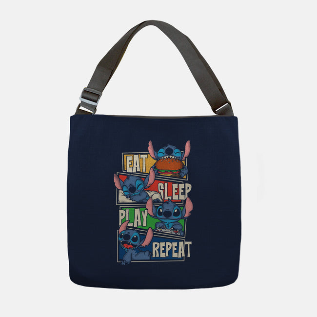 Stitch's Routine-None-Adjustable Tote-Bag-turborat14