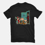 Treats Or Nightmares-Womens-Basic-Tee-Diego Gurgell