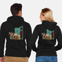 Treats Or Nightmares-Unisex-Zip-Up-Sweatshirt-Diego Gurgell