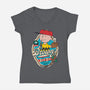 Brown's Root Beer-Womens-V-Neck-Tee-Arinesart