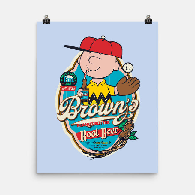 Brown's Root Beer-None-Matte-Poster-Arinesart