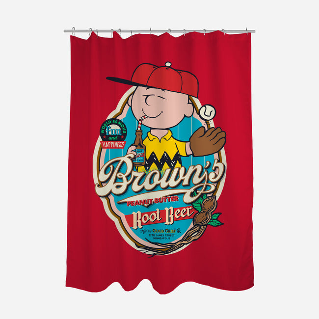 Brown's Root Beer-None-Polyester-Shower Curtain-Arinesart