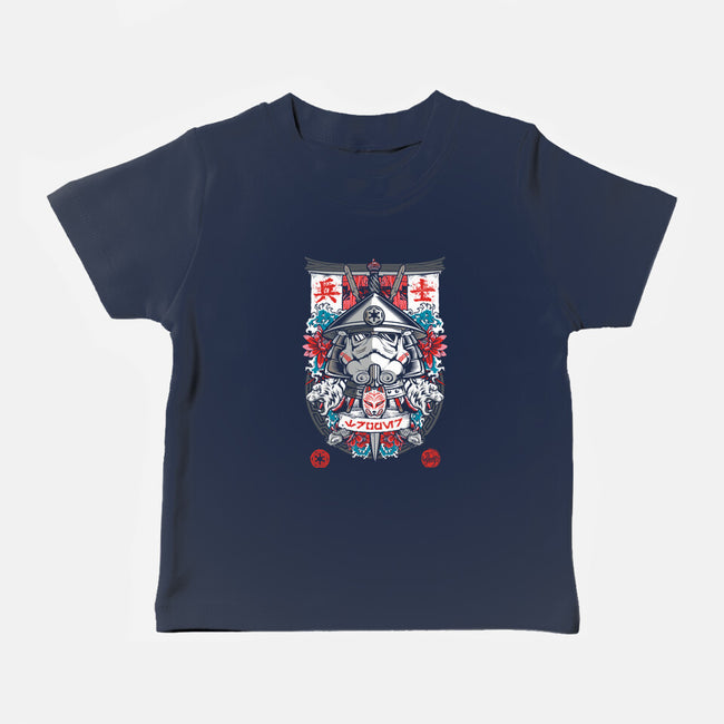 Trooper Samurai-Baby-Basic-Tee-Arinesart