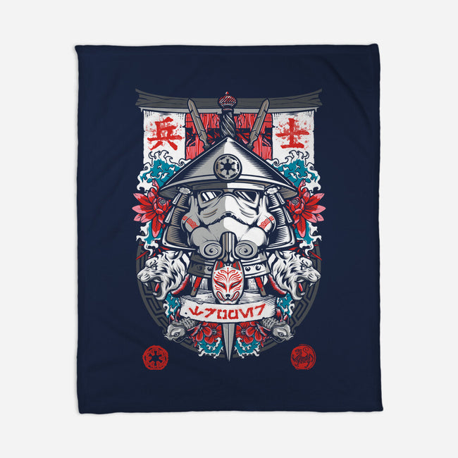 Trooper Samurai-None-Fleece-Blanket-Arinesart