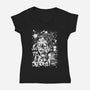 Tis A Deadite-Womens-V-Neck-Tee-Arinesart