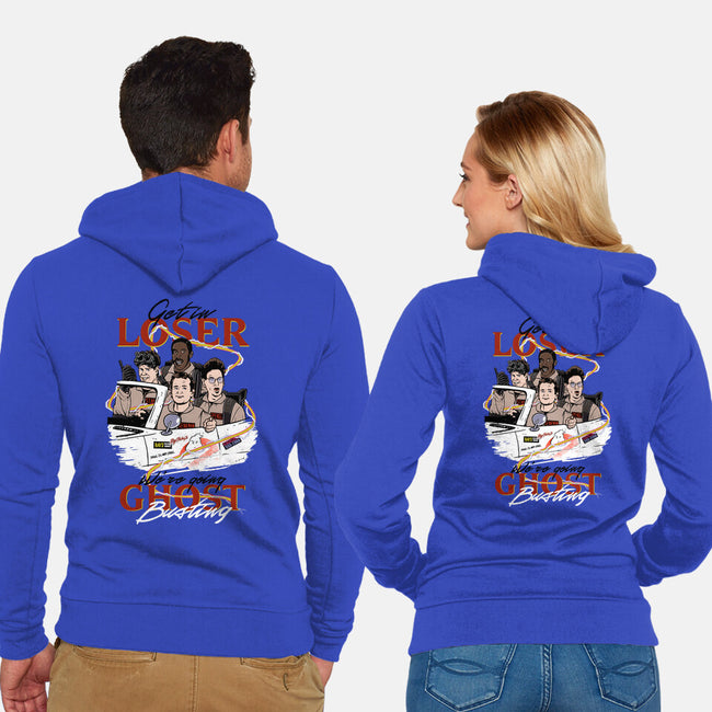 Going Ghost Busting-Unisex-Zip-Up-Sweatshirt-Arinesart