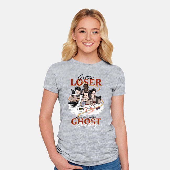 Going Ghost Busting-Womens-Fitted-Tee-Arinesart