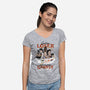 Going Ghost Busting-Womens-V-Neck-Tee-Arinesart