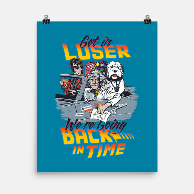 We're Going Back In Time-None-Matte-Poster-Arinesart