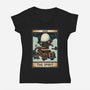 Spirit-Womens-V-Neck-Tee-glitchygorilla